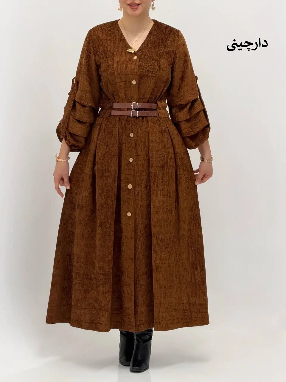 3760-پیراهن مخمل پریناز